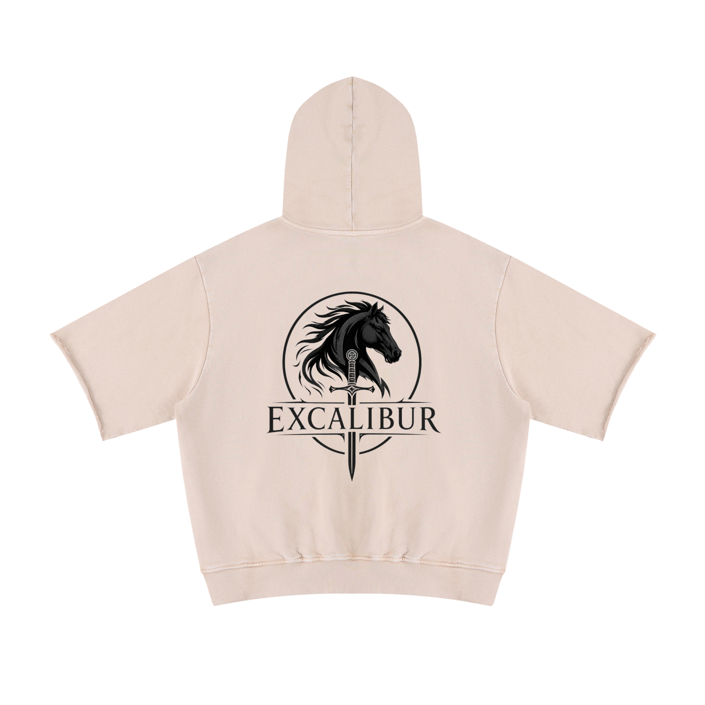 Creed-sensed blood short sleeve hoodie